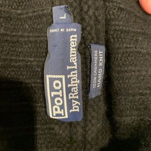 Men’s cashmere Polo Sweater